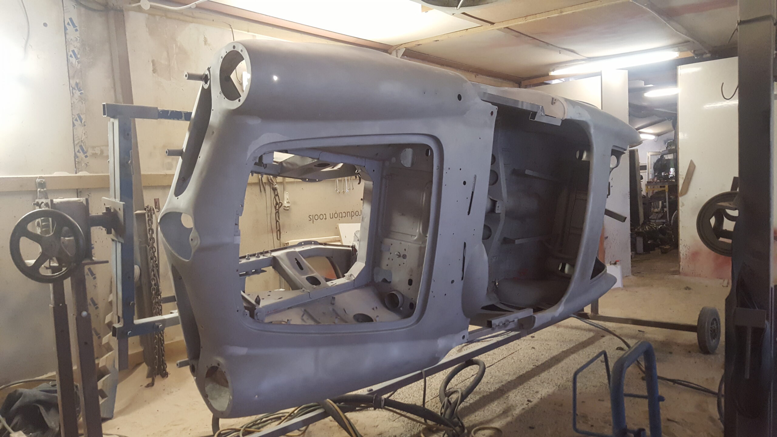 Kharnan Ghia sandblasted and primed