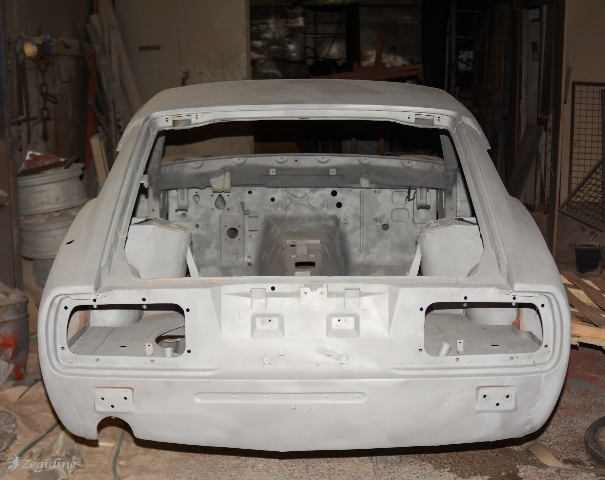 240Z sandblasted for MZR in Bradford